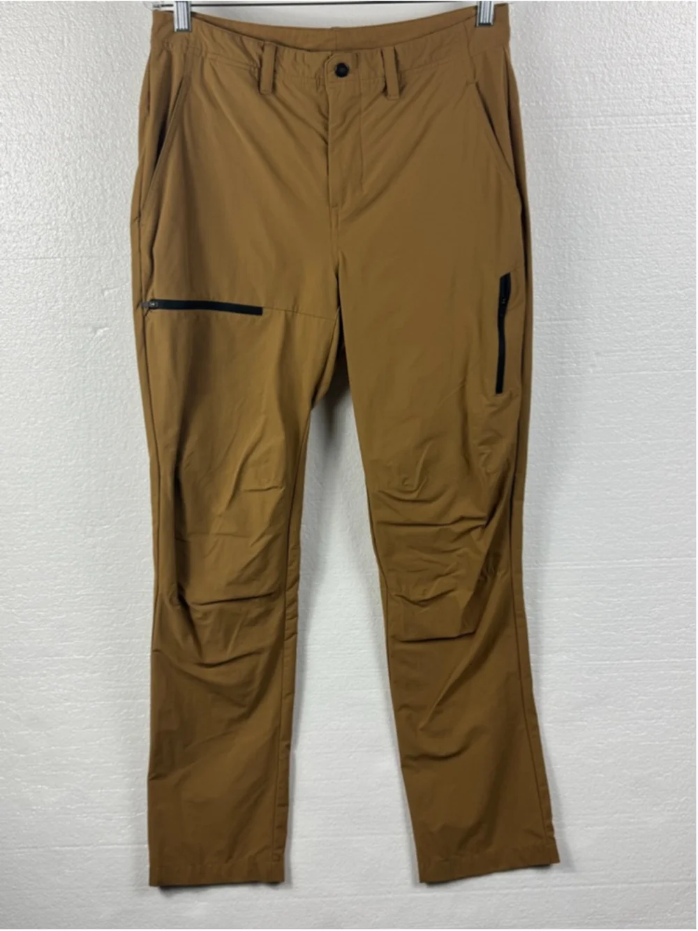 The North Face Basin Pants Waist 32 Utility Brown with Black Zippers